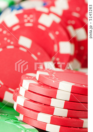 Stack of various casino chips - gambling concept Stack of various casino chips - gambling concept 5145263