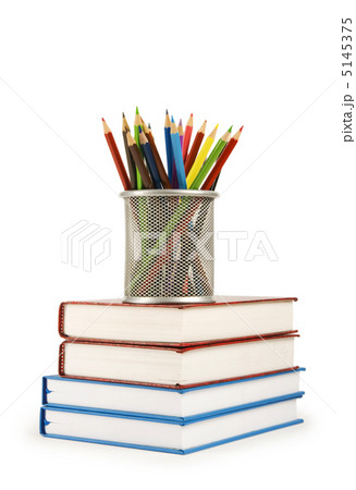 Back to school concept with books and pencils 5145375