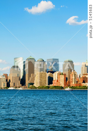 New York city panorama with tall skyscrapers 5145683