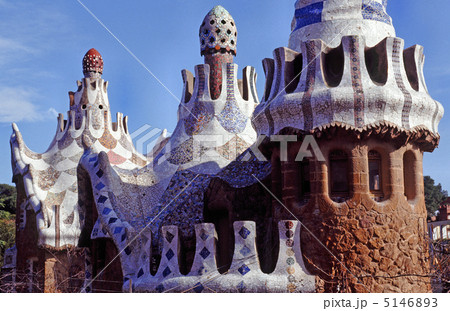 ガウディ　グエル公園 5146893