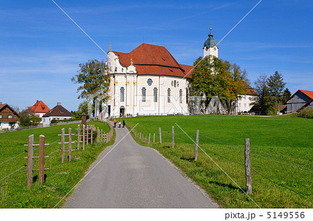ドイツ　ヴィース巡礼教会 5149556