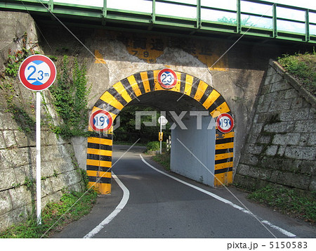 線路をくぐる狭いトンネル 線路をくぐる狭いトンネル 5150583