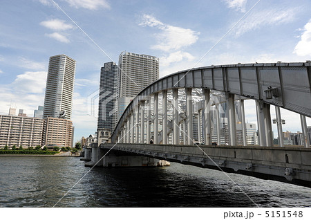 勝どき橋の風景 勝どき橋の風景 5151548