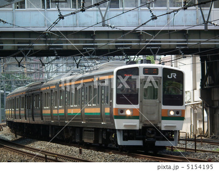 宇都宮線　211系　川口駅 5154195
