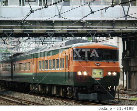 特急あかぎ　回送　185系　川口駅 5154199