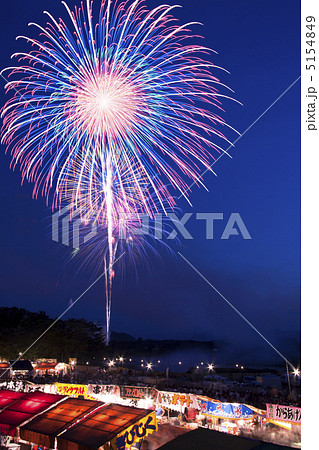 三重県伊勢市 伊勢神宮奉納全国花火大会の写真素材