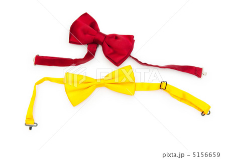 Red bow tie isolated on the white Red bow tie isolated on the white 5156659