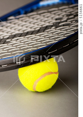 Tennis concept with balls and racket 5156661