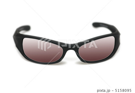 Black sunglasses isolated on the white background Black sunglasses isolated on the white background 5158095