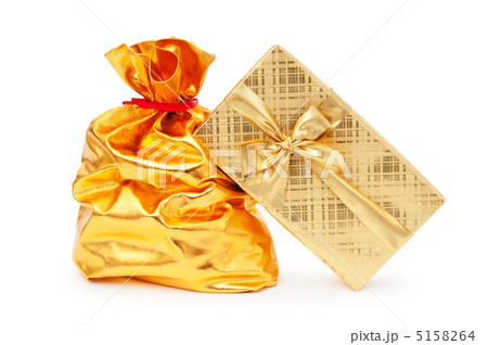 Gift boxes and golden sacks 5158264