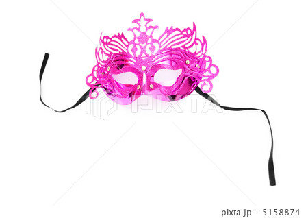 Ornate masks isolated on the white background Ornate masks isolated on the white background 5158874