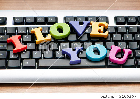 I love you words on the keyboard 5160307