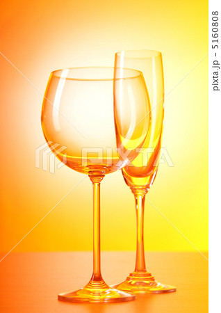 Wine glasses against gradient background Wine glasses against gradient background 5160808
