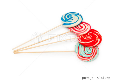 Colorful lollipop isolated on the white Colorful lollipop isolated on the white 5161266