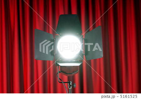 Curtains and projector lights wtih space for your text 5161525
