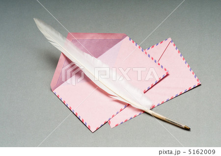 Letter and feather on the background Letter and feather on the background 5162009