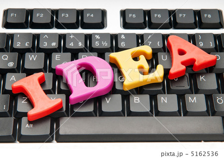 Ideas concept with letters on the keyboard Ideas concept with letters on the keyboard 5162536