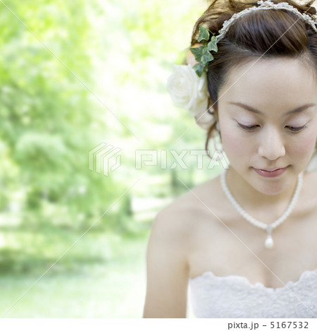 ウェディングドレス姿の新婦 5167532