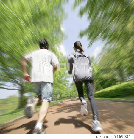 走る男女 走る男女 5169084