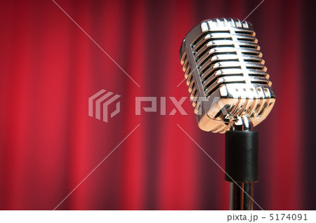 Audio microphone against the background Audio microphone against the background 5174091