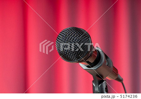 Audio microphone against the background Audio microphone against the background 5174236