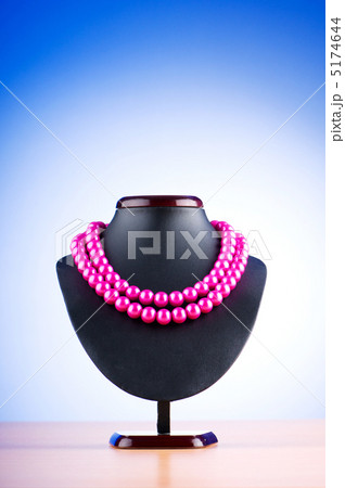 Stand with necklace in fashion concept Stand with necklace in fashion concept 5174644