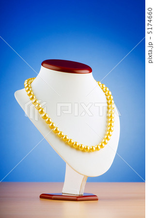 Stand with necklace in fashion concept Stand with necklace in fashion concept 5174660