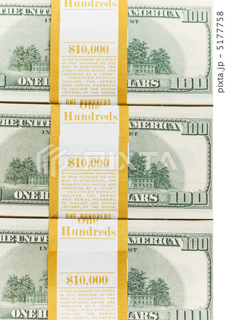 Ten thousand dollar stacks on the white Ten thousand dollar stacks on the white 5177758