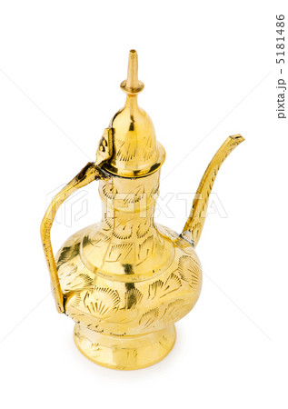 Ancient lamp isolated on the white Ancient lamp isolated on the white 5181486