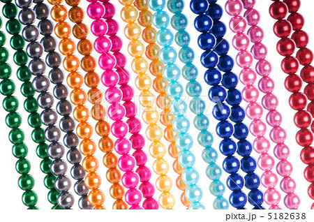 Abstract with colourful pearl necklaces Abstract with colourful pearl necklaces 5182638