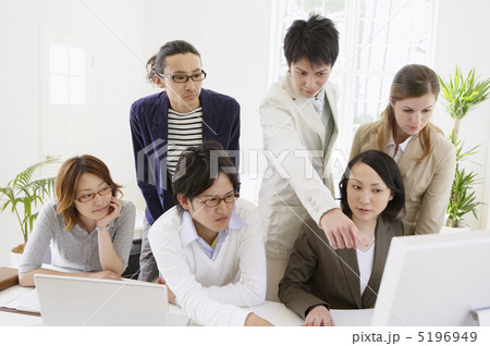6人の若者ビジネスイメージ 6人の若者ビジネスイメージ 5196949