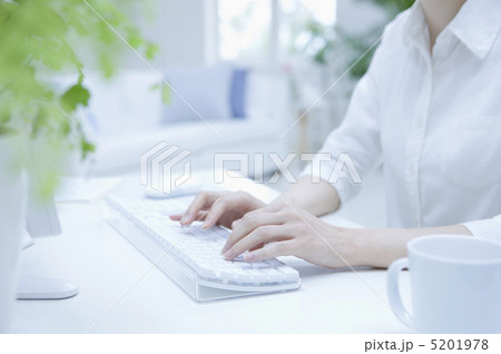 キーボードを打つ手 5201978