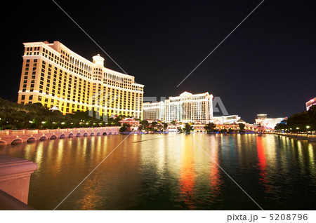 Las Vegas - 11 Sep 2010  - Bellagio Hotel Casino during sunset 5208796