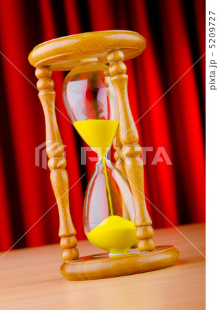 Time concept with hour glass 5209727