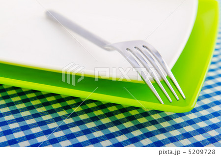 Empty plate with utensils Empty plate with utensils 5209728