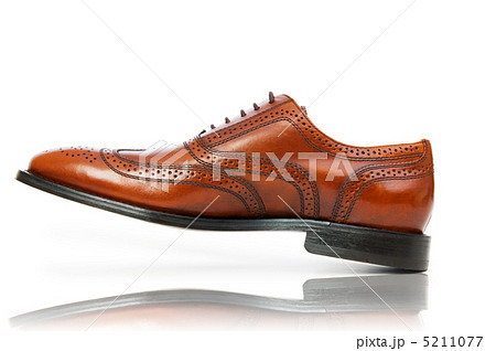 Fashion concept with male shoes on white 5211077