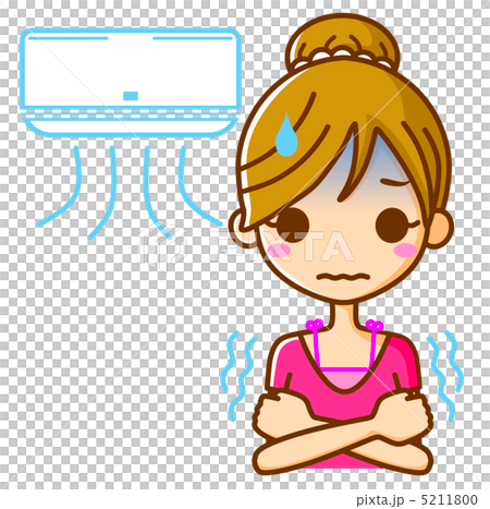 冷え性　女性　クーラー 5211800