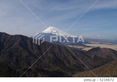 愛鷹山からの富士山 5216672