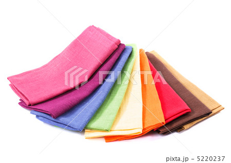 Colourful flax texrile heap Colourful flax texrile heap 5220237