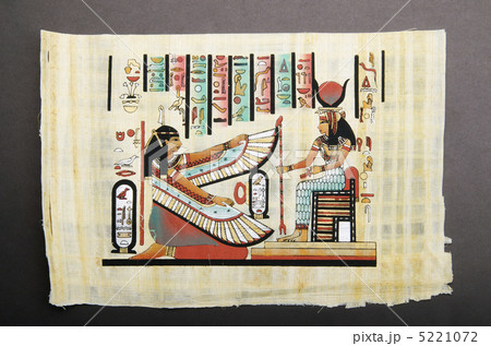 Egyptian history concept with papyrus 5221072