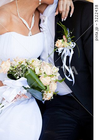 Wedding peach-coloured bouquet Wedding peach-coloured bouquet 5222438