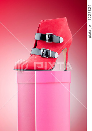 Woman shoes in the fashion concept 5222824