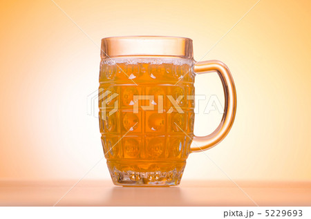 Beer glass on the table 5229693