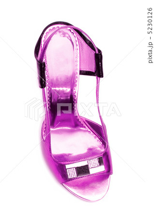 Female shoes on white background Female shoes on white background 5230126