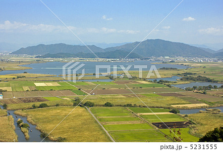西の湖と水郷(重要文化的景観地区展望台より) 5231555