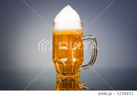 Beer glass on the table Beer glass on the table 5236851