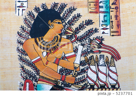 Fragment of egyptian papyrus 5237701