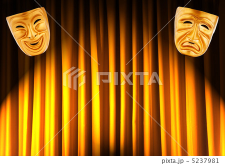 Theatre performance concept with masks Theatre performance concept with masks 5237981
