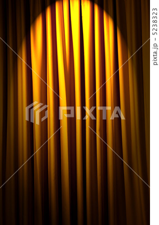 Brightly lit curtains in theatre concept Brightly lit curtains in theatre concept 5238323