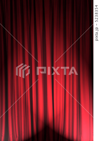 Brightly lit curtains in theatre concept Brightly lit curtains in theatre concept 5238354